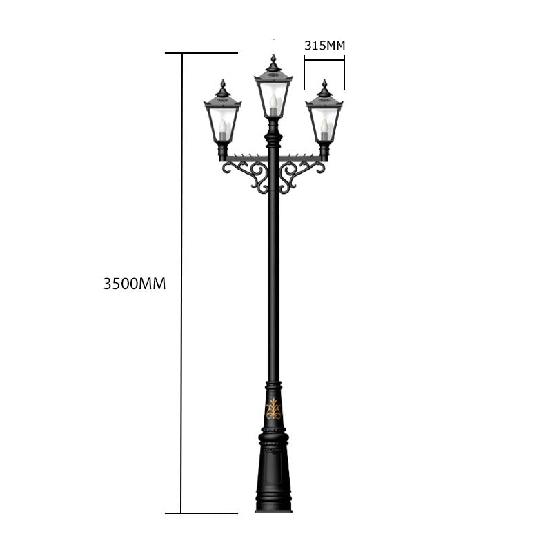 Killarney 2/3Lt Lamp Pole - Cast Iron