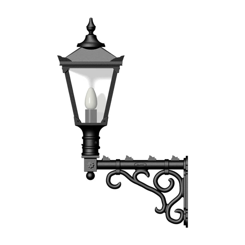 Malvern 1Lt Outdoor Wall Lamp - Cast Iron