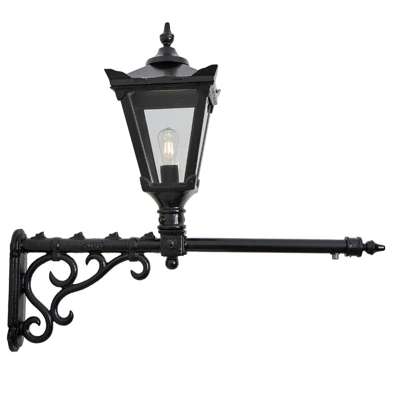 Tunstall 1Lt Outdoor Wall Lamp - Cast Iron