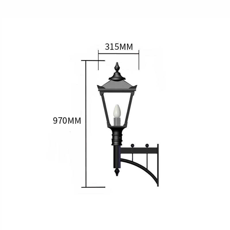 Beaconsfield 1Lt Outdoor Wall Lamp - Cast Iron