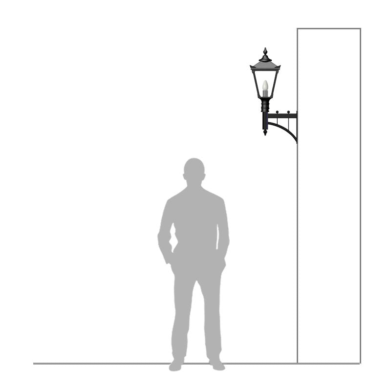 Beaconsfield 1Lt Outdoor Wall Lamp - Cast Iron