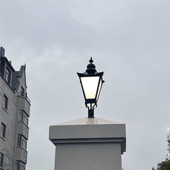 Camberwell 1Lt Flat Pier Lamp - Cast Iron