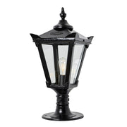 Cardross 1Lt Flat Pier Lamp - Cast Iron