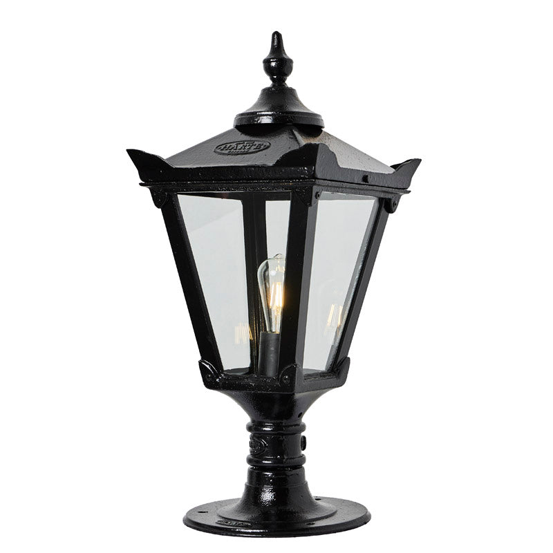 Cardross 1Lt Flat Pier Lamp - Cast Iron