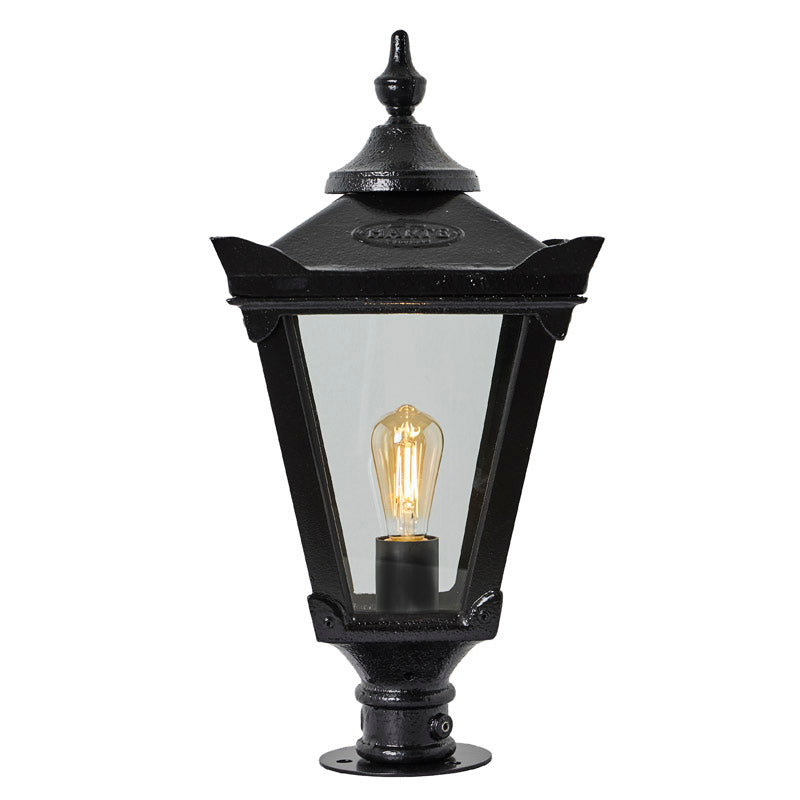 Keon Park 1Lt Narrow Pier Lamp - Cast Iron