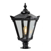 Keon Park 1Lt Narrow Pier Lamp - Cast Iron