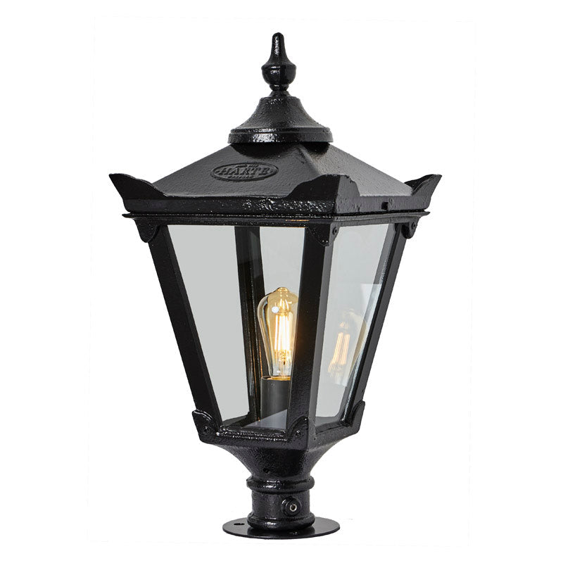 Keon Park 1Lt Narrow Pier Lamp - Cast Iron