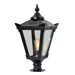 Keon Park 1Lt Narrow Pier Lamp - Cast Iron