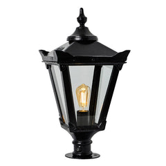 Keon Park 1Lt Narrow Pier Lamp - Cast Iron