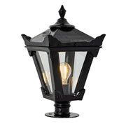 Gembrook 1Lt Flat Pier Lamp - Cast Iron