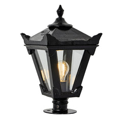 Gembrook 1Lt Flat Pier Lamp - Cast Iron