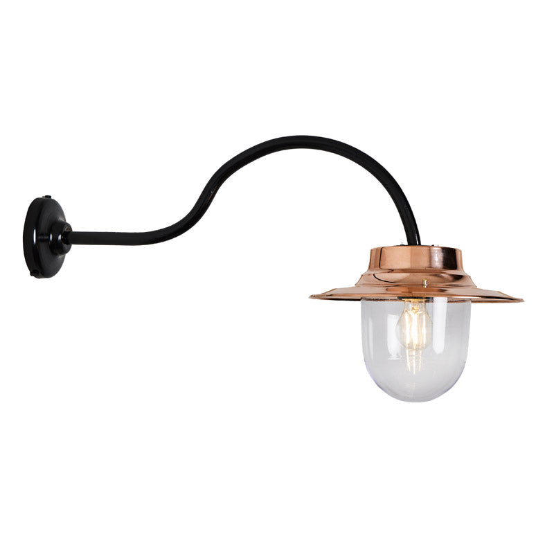 Digby Outdoor Wall Light - Cast Iron/Copper