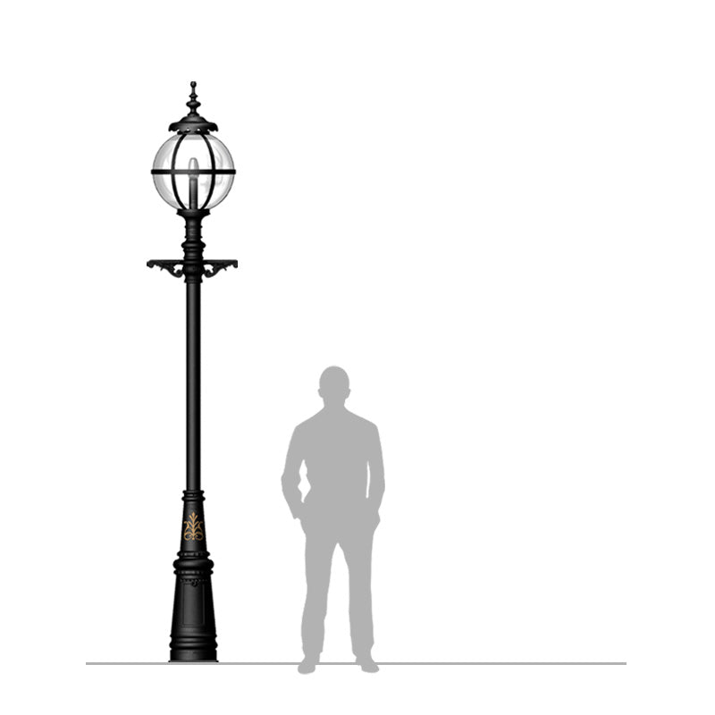 Granya 1Lt Post Lamp - Cast Iron