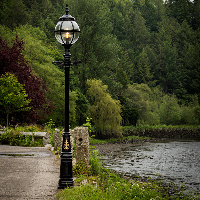 Granya 1Lt Post Lamp - Cast Iron