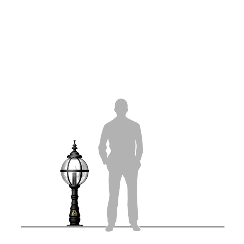 Skylark 1Lt Pedestal Light - Cast Iron