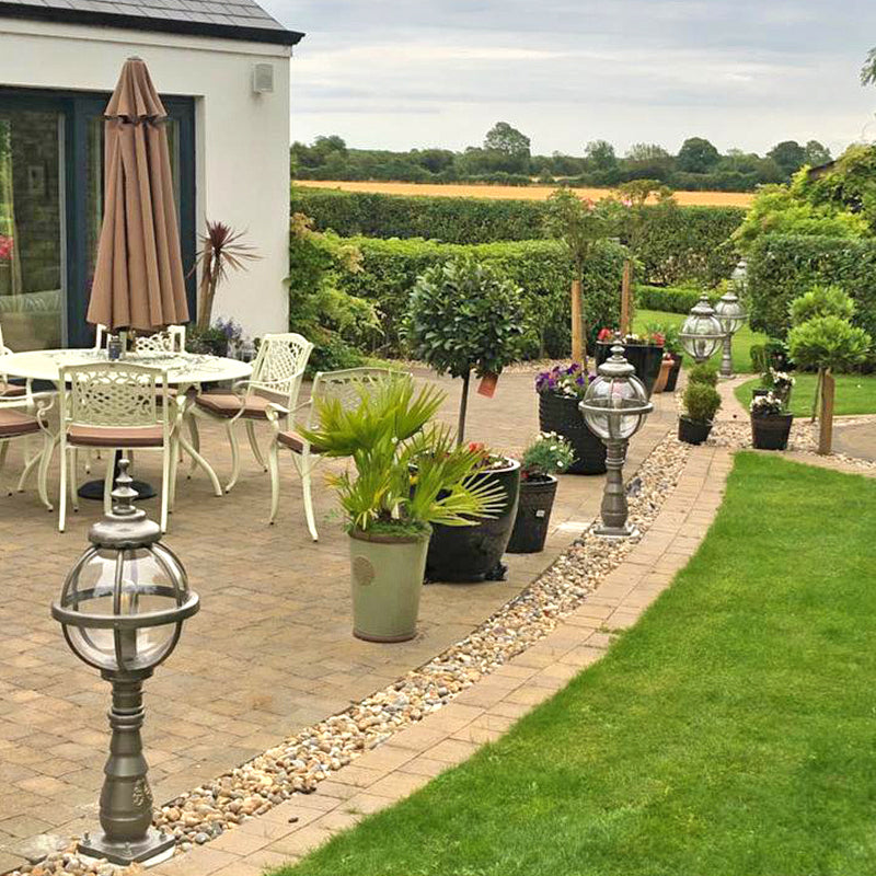 Skylark 1Lt Pedestal Light - Cast Iron