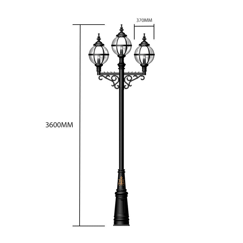 Springvale 2/3Lt Lamp Post - Cast Iron
