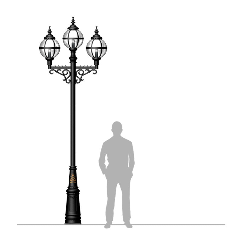 Springvale 2/3Lt Lamp Post - Cast Iron
