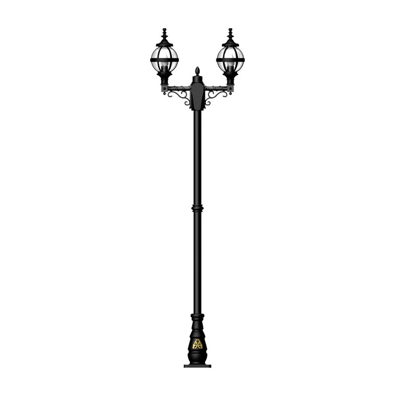 Stoneyford 2/3Lt Lamp Post - Cast Iron