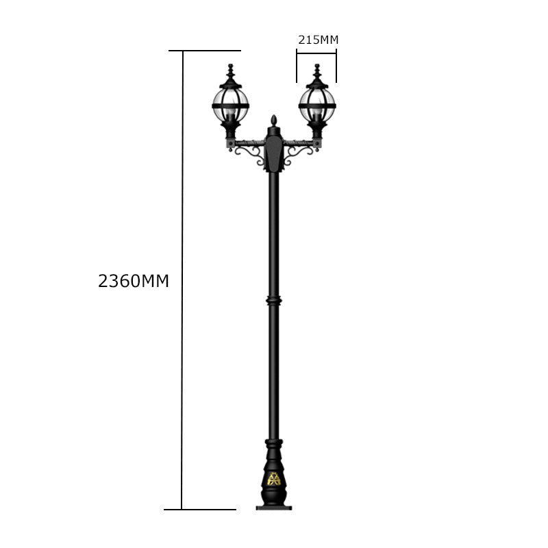 Stoneyford 2/3Lt Lamp Post - Cast Iron