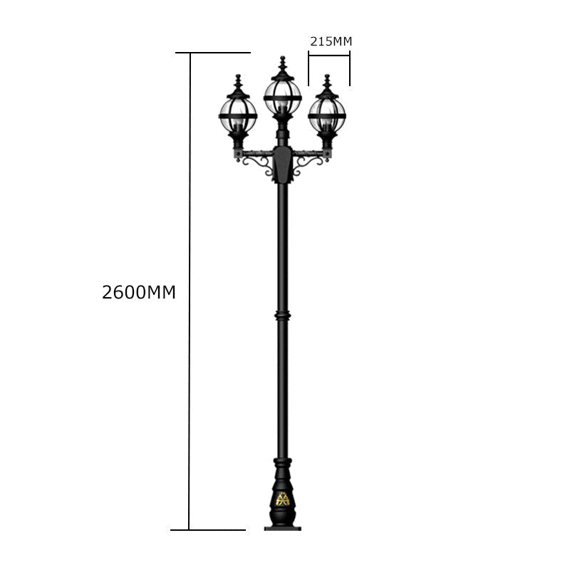 Stoneyford 2/3Lt Lamp Post - Cast Iron
