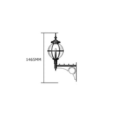 Knoxfield 1Lt Wall Lamp - Cast Iron