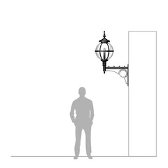 Knoxfield 1Lt Wall Lamp - Cast Iron