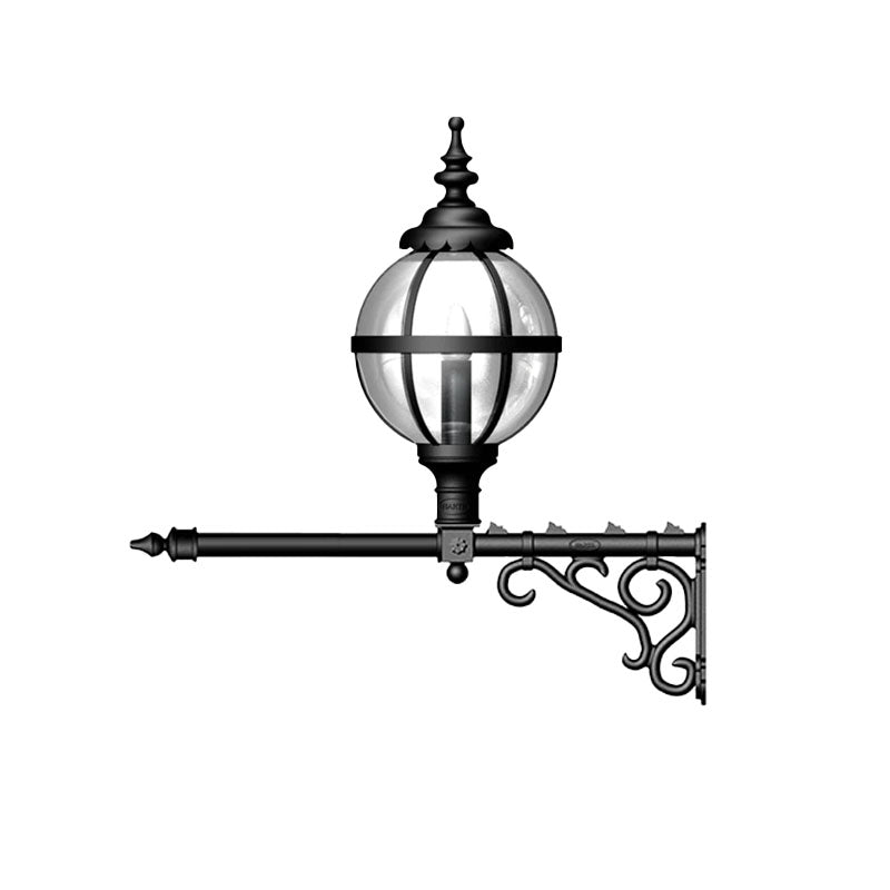 Hazelwood 1Lt Wall Lamp - Cast Iron