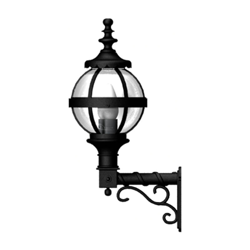 Jericho 1Lt Wall Lamp - Cast Iron