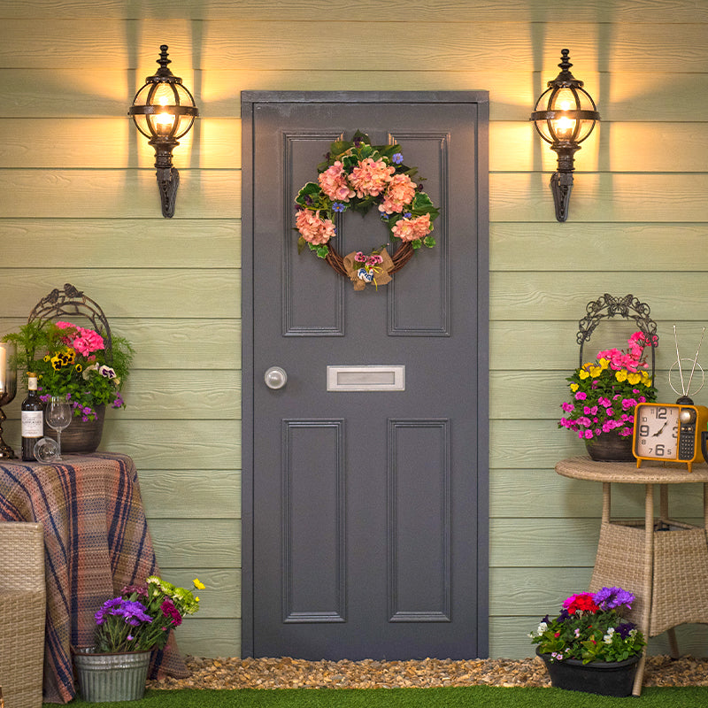 Jericho 1Lt Wall Lamp - Cast Iron