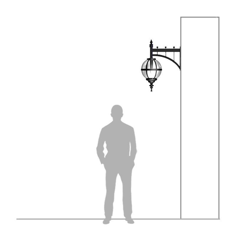 Gisborne 1Lt Wall Lamp - Cast Iron
