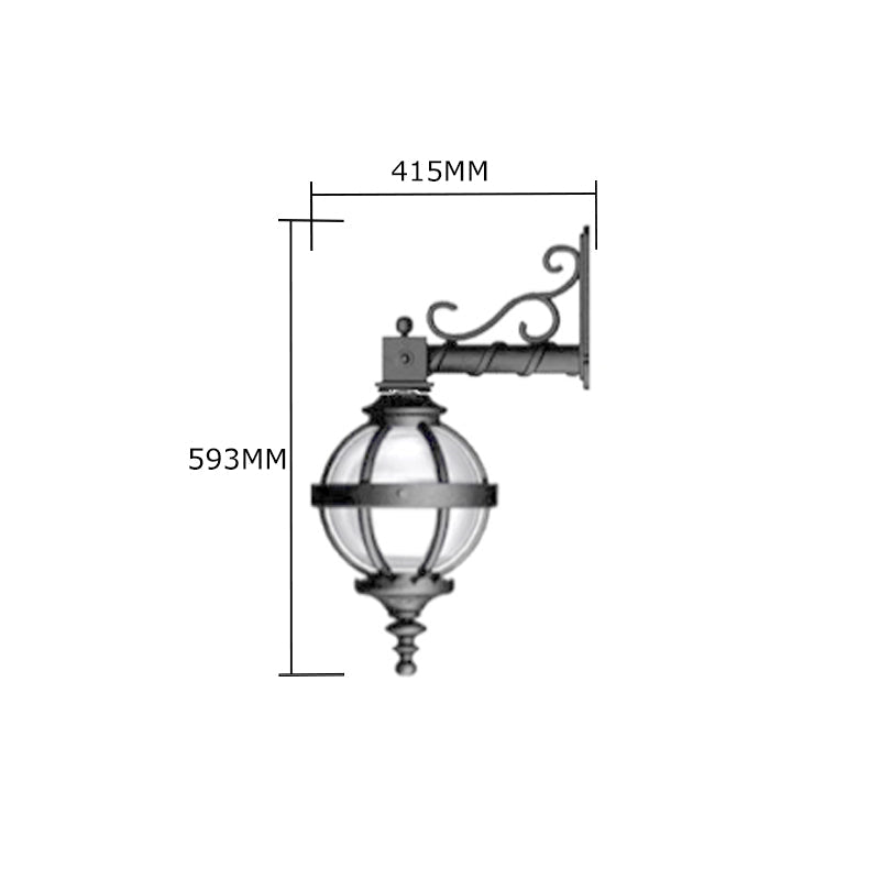 Wallace 1Lt Wall Lamp - Cast Iron