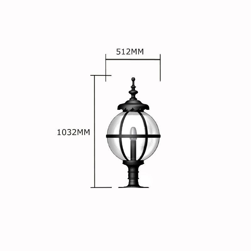 Flemington Small/Large Pier Light - Cast Iron