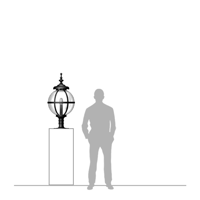Flemington Small/Large Pier Light - Cast Iron