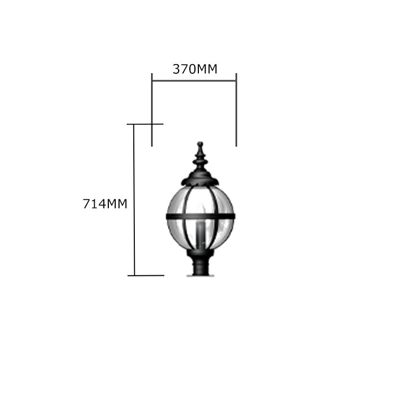 Macleod 1Lt Narrow Pier Light - Cast Iron