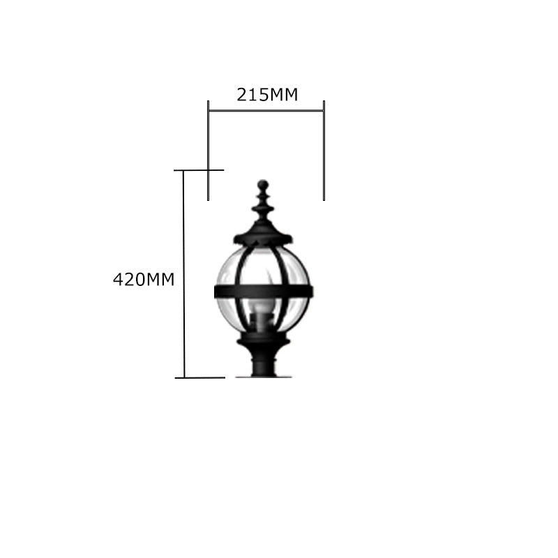 Macleod 1Lt Narrow Pier Light - Cast Iron