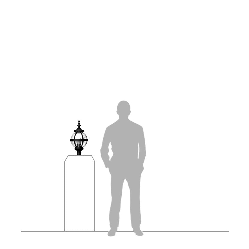 Macleod 1Lt Narrow Pier Light - Cast Iron