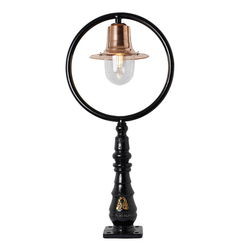 Station Master 1Lt Bollard  - Cast Iron/Copper