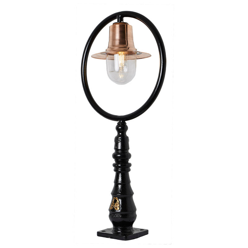 Station Master 1Lt Bollard  - Cast Iron/Copper