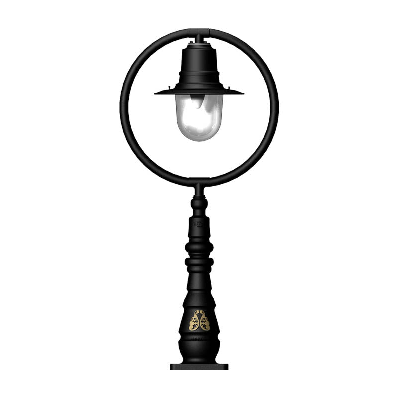 Station Master 1Lt Bollard  - Cast Iron/Copper