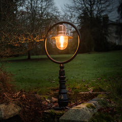 Station Master 1Lt Bollard  - Cast Iron/Copper