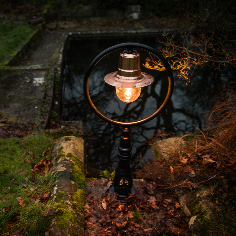 Station Master 1Lt Bollard  - Cast Iron/Copper
