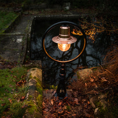 Station Master 1Lt Bollard  - Cast Iron/Copper