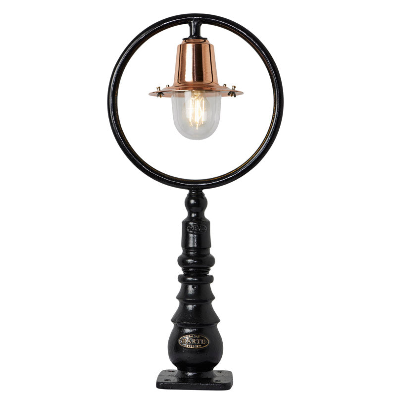 Station Master 1Lt Bollard  - Cast Iron/Copper