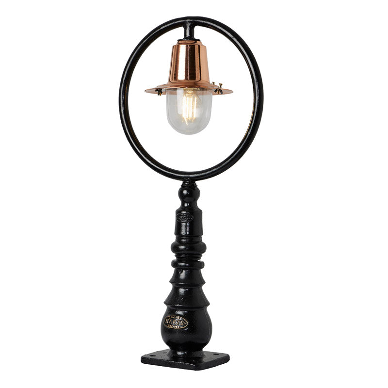 Station Master 1Lt Bollard  - Cast Iron/Copper