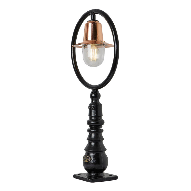 Station Master 1Lt Bollard  - Cast Iron/Copper