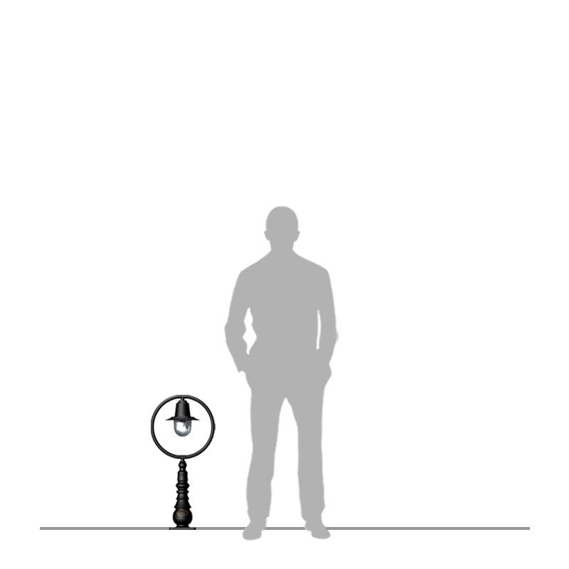 Station Master 1Lt Bollard  - Cast Iron/Copper