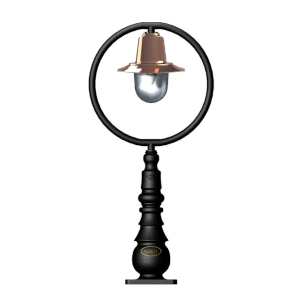 Station Master 1Lt Bollard  - Cast Iron/Copper