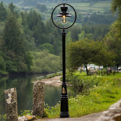 Bairnsdale 1Lt Lamp Post - Cast Iron/Copper