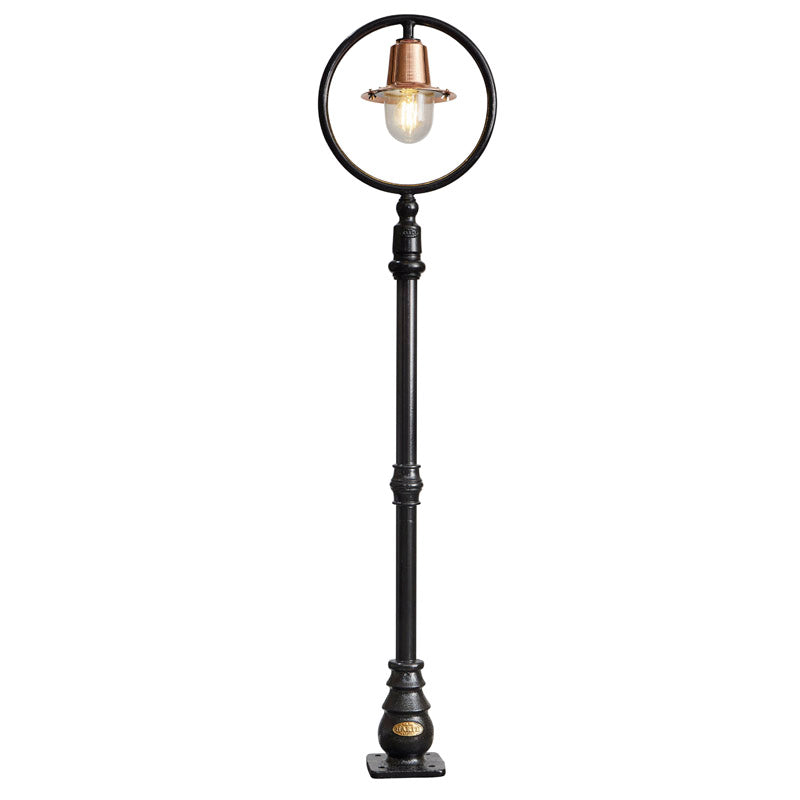 Station Master 1Lt Lamp Post - Cast Iron/Copper